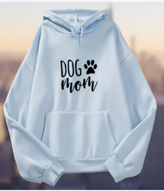 Stylish Dog Mom Cozy Hoodie