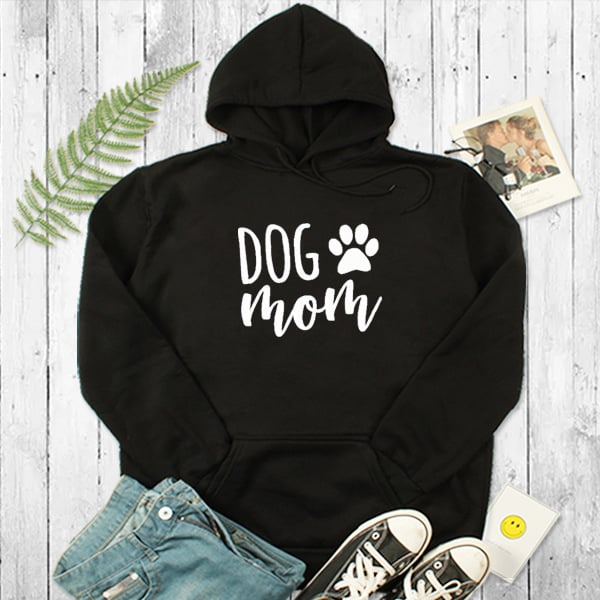 Stylish Dog Mom Cozy Hoodie