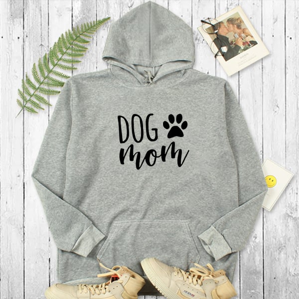 Stylish Dog Mom Cozy Hoodie