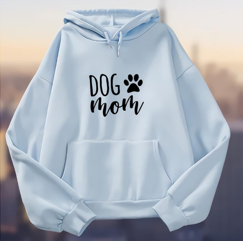 Stylish Dog Mom Cozy Hoodie