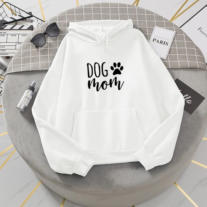 Stylish Dog Mom Cozy Hoodie